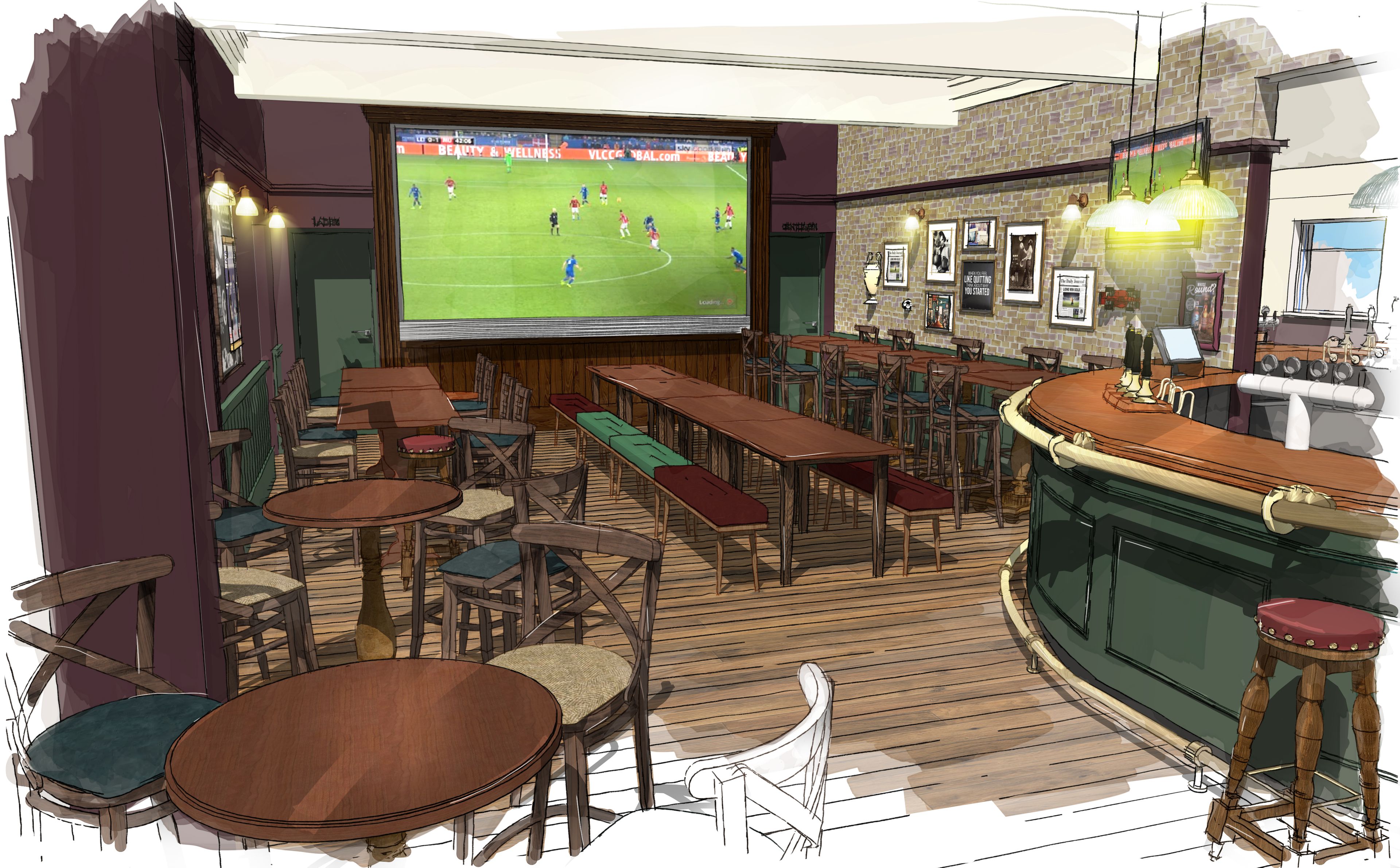 Stadium-Sized Screen